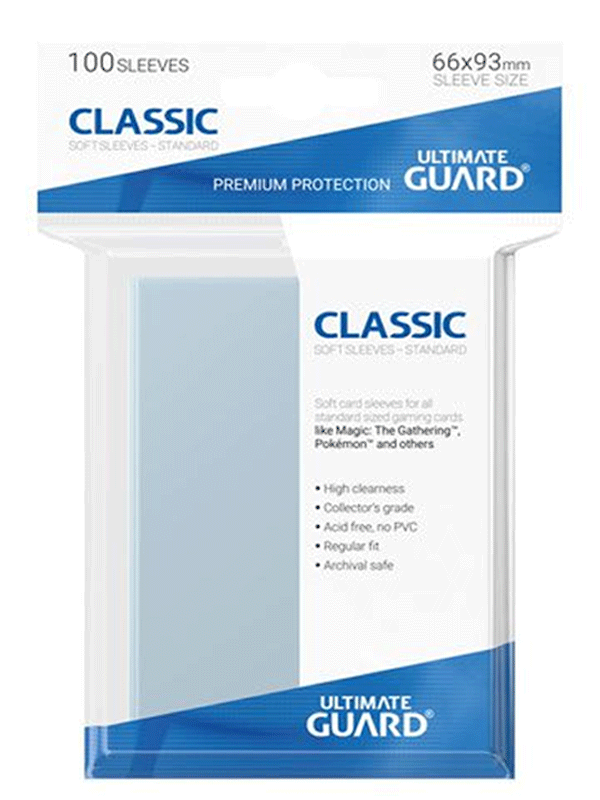 Fundas Fundas Ultimate Guard Classic Soft 66 x 93 mm (100 unidades)